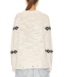 Acne Studios Squirrel Intarsia Oversized Wool Sweater