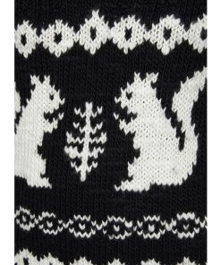 Acne Studios Squirrel Intarsia Distressed Wool V-Neck Vest