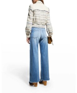 Veronica Beard Darren Cotton-Blend Tweed Cropped Jacket