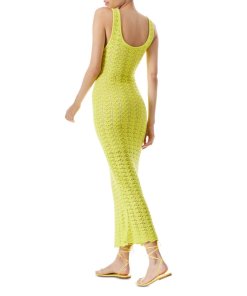 Alice + Olivia Veronique Crochet Tank Midi Dress
