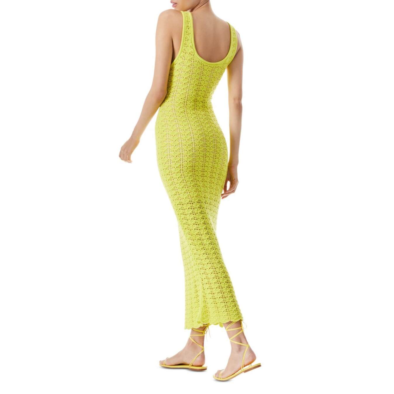Alice + Olivia Veronique Crochet Tank Midi Dress