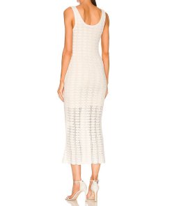 Alice + Olivia Veronique Crochet Tank Midi Dress