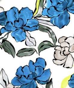 Aje Botanical Print Cut-Out Tiered Midi Dress