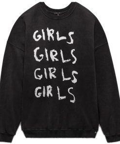 R13 Girls Girls Oversized Cotton-Blend Sweatshirt