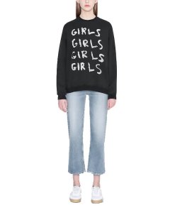R13 Girls Girls Oversized Cotton-Blend Sweatshirt
