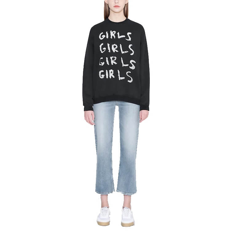R13 Girls Girls Oversized Cotton-Blend Sweatshirt