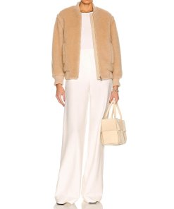 Max Mara Arcella Teddy Bomber Wool-Blend Jacket