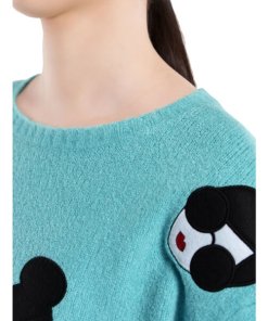 Alice + Olivia Gleeson Stace Face Cropped Boxy Sweater