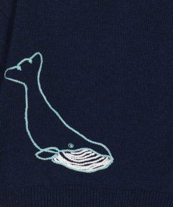 The Row Kids Embroidered Motif Cashmere Sweater
