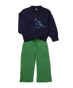 The Row Kids Embroidered Motif Cashmere Sweater