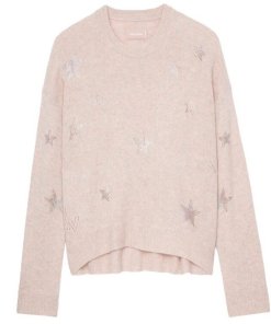 Zadig-Voltaire-Markus-Star-Cashmere-Sweater-blush