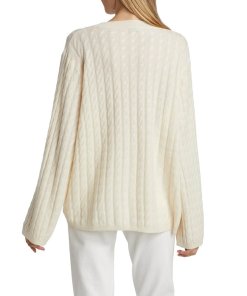 Toteme Cable-Knit Cashmere Oversized Sweater