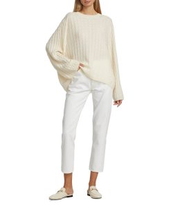Toteme Cable-Knit Cashmere Oversized Sweater