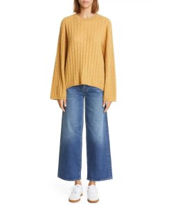 Toteme Cable-Knit Cashmere Oversized Sweater