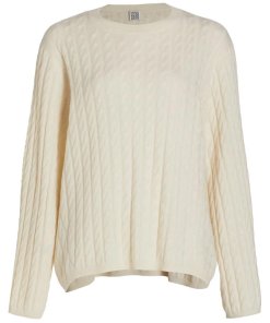 Toteme Cable-Knit Cashmere Oversized Sweater