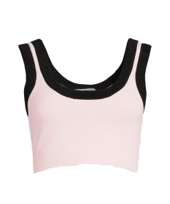 Alexanderwang.T Logo-Trim Chenille Viscose Bra Top