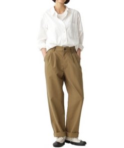 パンツ 2024AW_MHL. JAPANESE DENSE COTTON Margaret Howell MHL Japanese Dense Cotton Tapered Pants – evaChic