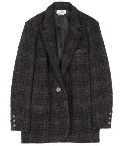 Isabel Marant Etoile Korix Check Wool-Blend Blazer