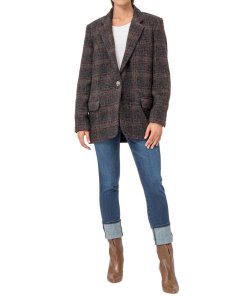 Isabel Marant Etoile Korix Check Wool-Blend Blazer