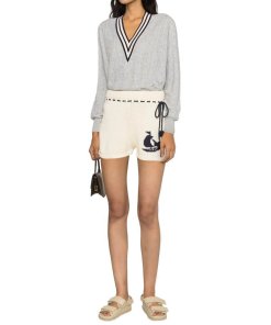 Sandro Sorbier V-neck Wool-Blend Sweater