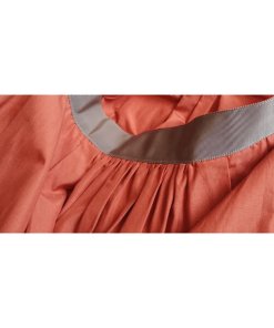 Margaret Howell Silk-Cotton Pleated Midi Skirt