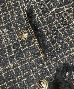R13 Slouch Tweed Embellished Jacket