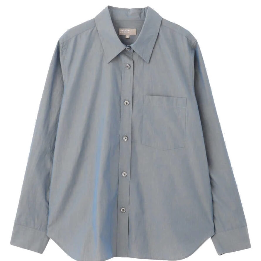 2021MARGARET HOWELL COTTON CHAMBRAY   新品 Margaret Howell Cotton Chambray Relaxed-Fit Shirt – evaChic