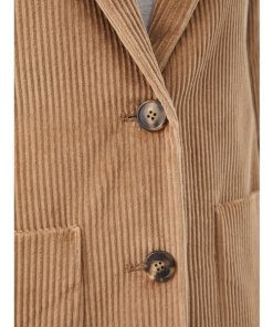 Weekend Max Mara Afona Corduroy Single-Breasted Blazer