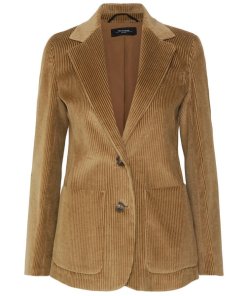 Weekend Max Mara Afona Corduroy Single-Breasted Blazer