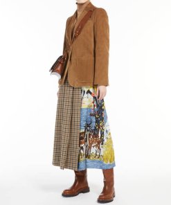 Weekend Max Mara Afona Corduroy Single-Breasted Blazer