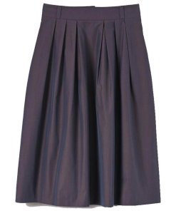 Margaret Howell Raisin Fine Cotton Chambray Skirt