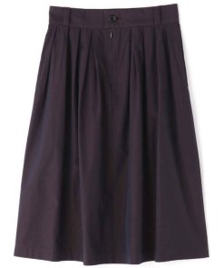 Margaret Howell Raisin Fine Cotton Chambray Skirt