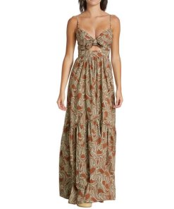 A.L.C. Laura Paisley Cotton Maxi Dress