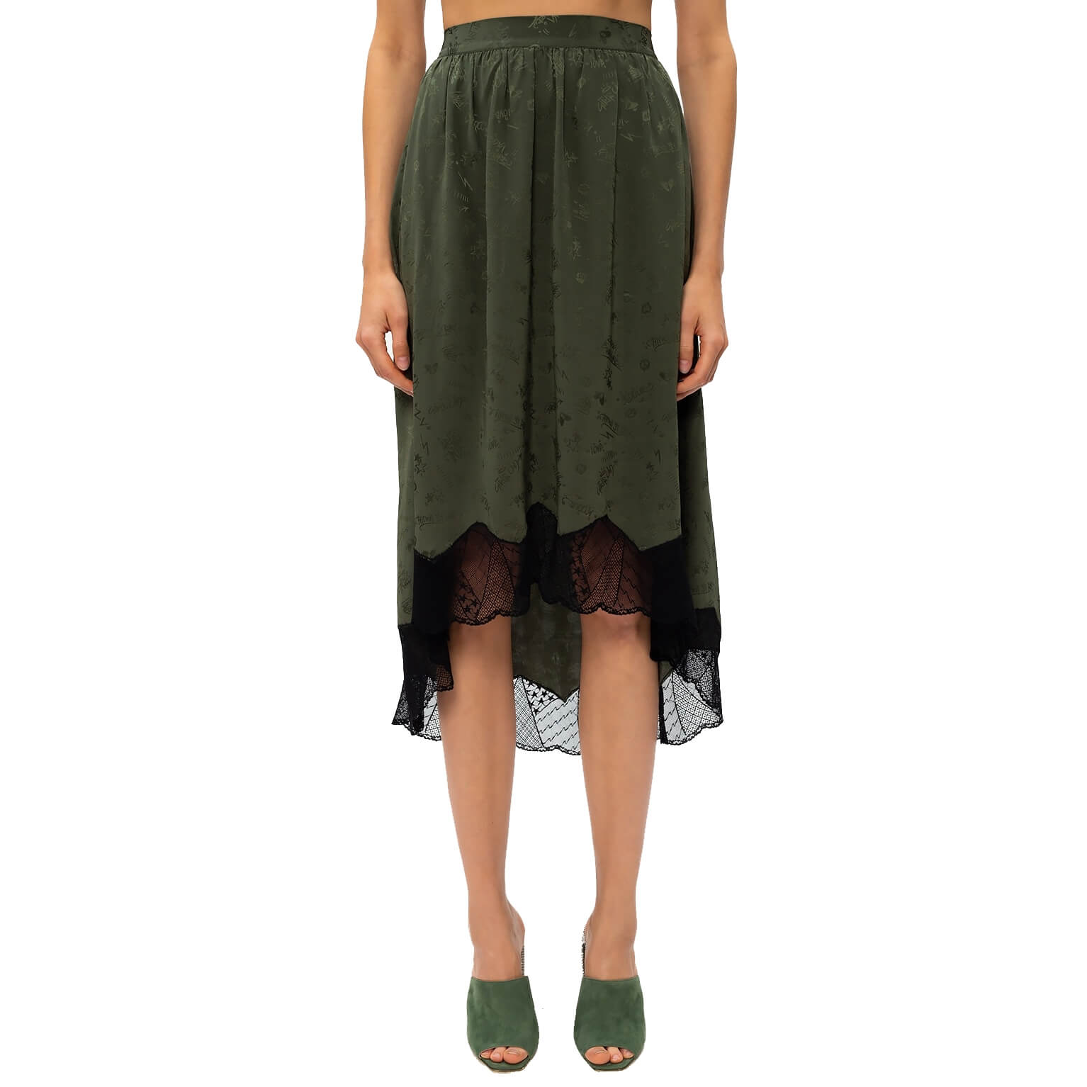 Zadig & Voltaire Joslin Jormi Jac Silk Skirt – evaChic