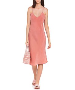 Anine Bing Bay V-neck Slip Midi Dress