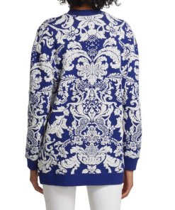 Alice + Olivia Bradford Paisley Jacquard Grandpa Cardigan