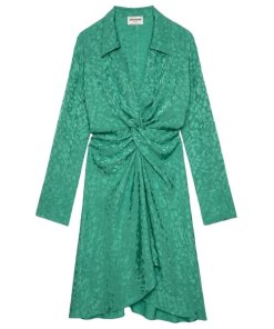 Zadig & Voltaire Rozo Jac Leo Silk Dress