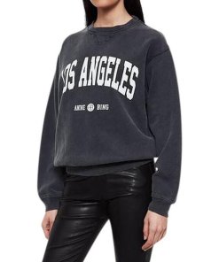 Anine Bing Ramona Los Angeles Cotton Sweatshirt
