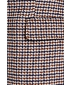 Maje Varmino Houndstooth Brushed Felt Wool-Blend Blazer
