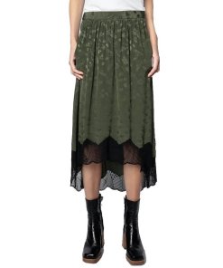 Zadig & Voltaire Joslin Jormi Jac Silk Skirt