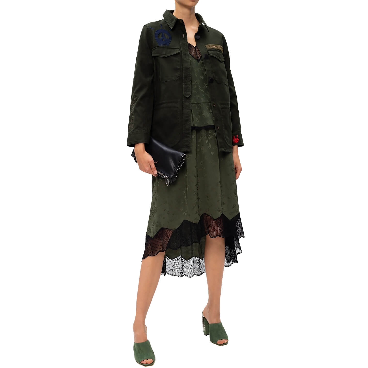 Zadig & Voltaire Joslin Jormi Jac Silk Skirt – evaChic