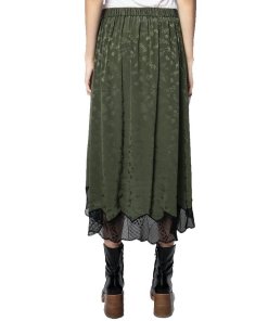 Zadig & Voltaire Joslin Jormi Jac Silk Skirt