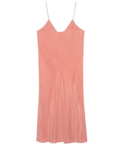 Anine Bing Bay V-neck Slip Midi Dress