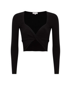 Reiss Iona Knitted Twist Cropped Top & Pencil Skirt