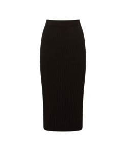 Reiss Iona Knitted Twist Cropped Top & Pencil Skirt