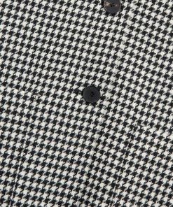 The Kooples Micro Houndstooth Wool-Blend Blazer