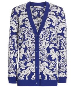 Alice + Olivia Bradford Paisley Jacquard Grandpa Cardigan