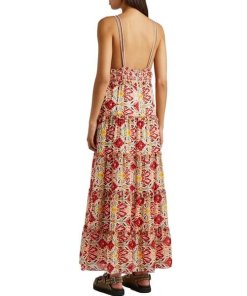 Alice + Olivia Karolina Braided Strap Maxi Dress