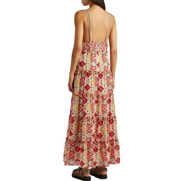 Alice + Olivia Karolina Braided Strap Maxi Dress