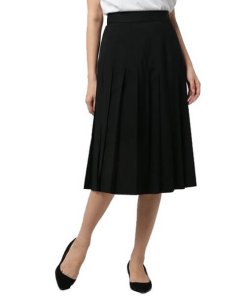 Margaret Howell Fine Wool Poplin Pleated Skirt – evaChic